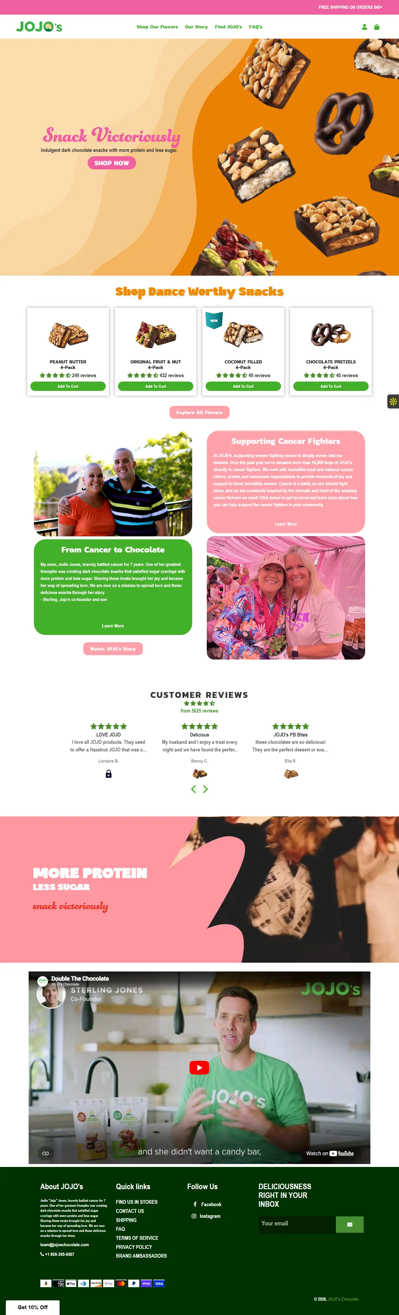 Jojo Chocolate Website